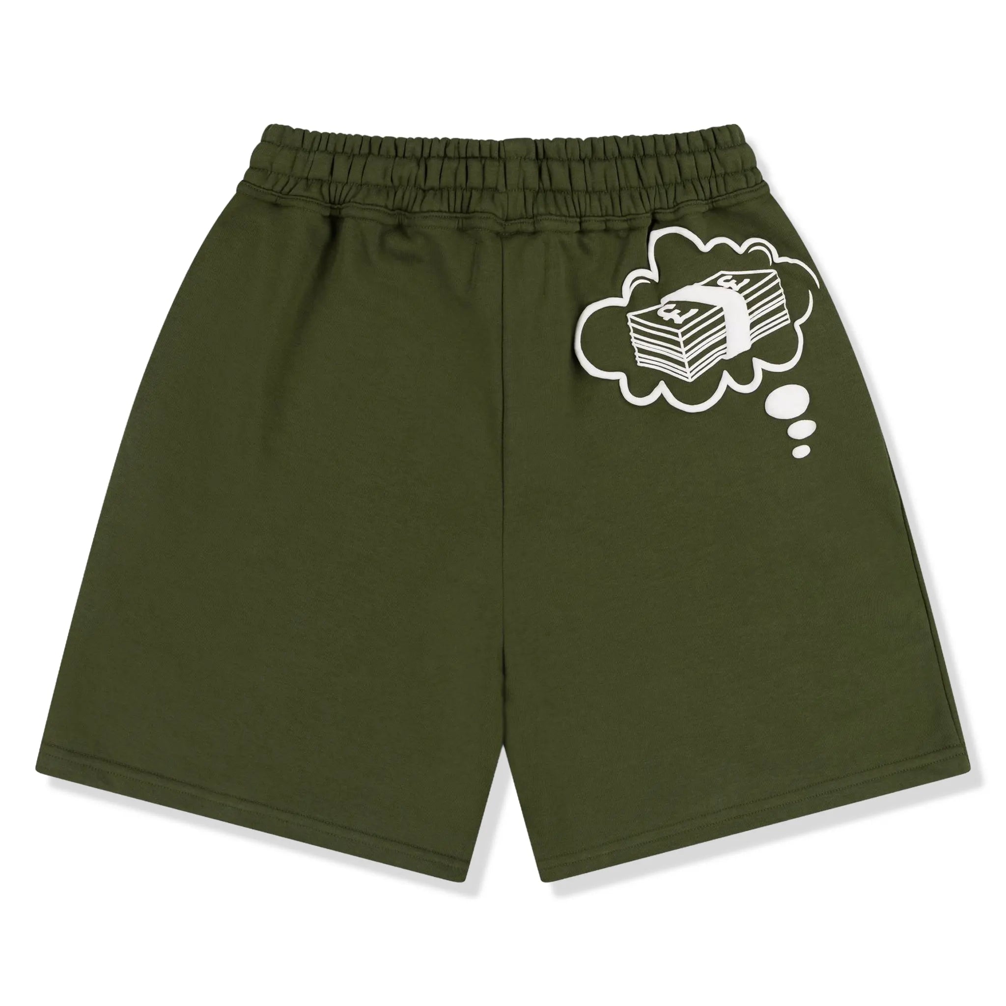 Back View of Fully Paid Dreams Khaki White Shorts